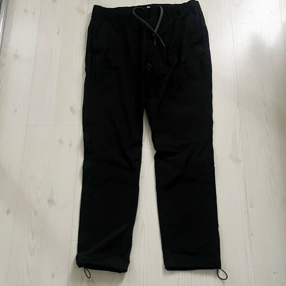 Adidas Men's Black Weather Hooded Track Suit- Jacket Size XL Pants Size L - Picture 4 of 7